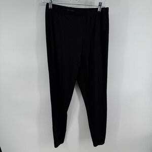 Love Cameron Black Wide Waistband Stretch Comfort Leggings Pants L